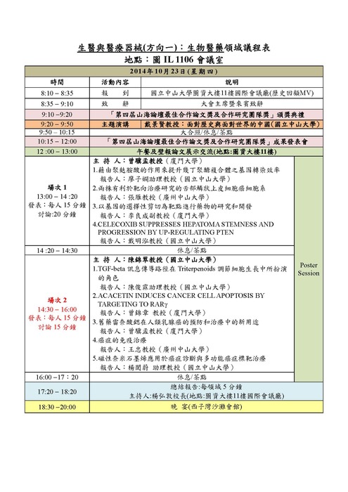 103.10.23  第四屆山海論壇暨合作成果發表會圖片